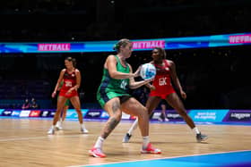 ​Lisa Bowman on show for Northern Ireland’s netball squad during the summer Commonwealth Games in Glasgow. (Photo by Paul Harding/Getty Images)
