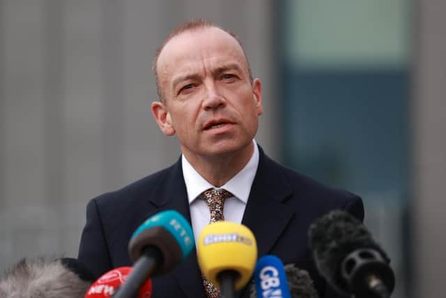 Trade unions have warned that cuts imposed by Secretary of State Chris Heaton Harris (pictured) may result in "unprecedented" strike action which would bring Northern Ireland public transport to a standstill.
Photo: Liam McBurney/PA Wire