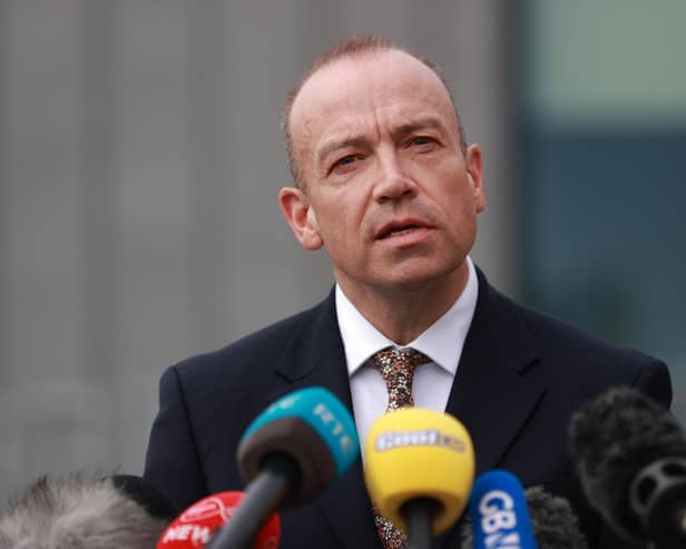 Trade unions have warned that cuts imposed by Secretary of State Chris Heaton Harris (pictured) may result in "unprecedented" strike action which would bring Northern Ireland public transport to a standstill.
Photo: Liam McBurney/PA Wire