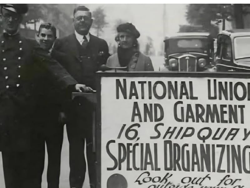 Shirt factory worker and women's rights campaigner Sarah Doherty to be commemorated for her lifelong fight for fair pay and better working conditions. Courtesy of Gabrielle Deans/Jacqueline Doherty