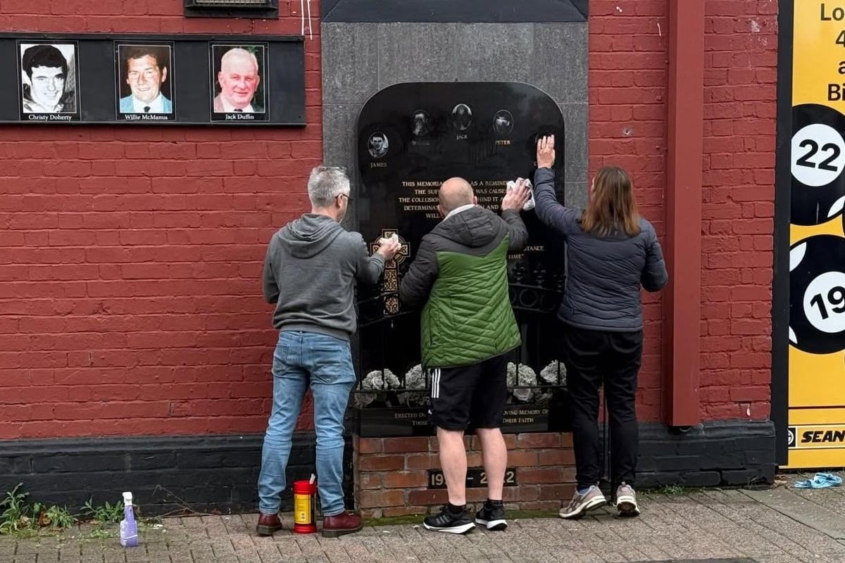 Memorial to Sean Graham bookmakers shooting attacked twice in five weeks