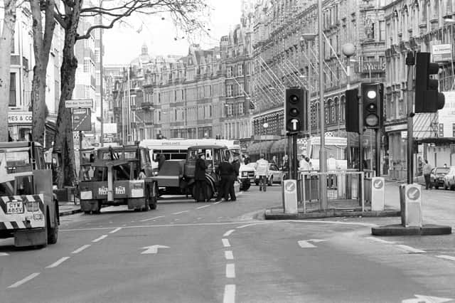 Libyan-supplied Semtex was used in the IRA’s bombing on Harrods in 1983