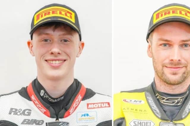 Owen Jenner (left) and Shane Richardson tragically lost their lives in a racing accident at Oulton Park in Cheshire on Monday