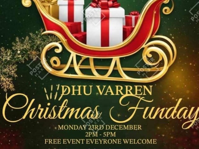 The community is holding the fun day on December 23 featuring ponies, face painters, Santa, ice cream vans and other activities – all free of charge to local children