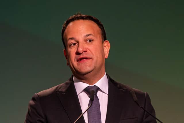 Taoiseach Leo Varadkar criticised Sinn Fein for the newspaper adverts.