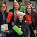 L–R Lorraine Goodman, Bunzl Rafferty Guest Amenities; Jim Creaney, Linencare; Vicky Green, President of the Northern Ireland Hotels Federation and Claire McNaughton, Tourism Northern Ireland.