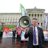 Kevin McAdam, lead officer for health in Unite the union, says news that NHS workers will get no pay rise this year leaves them with no option but to prepare for strike action.
Unite is the largest trade union in Northern Ireland with more than 4,000 members in the Health and Social Care Trusts and the NI Ambulance Service.
Picture by Kelvin Boyes   / Press Eye.