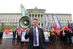 Kevin McAdam, lead officer for health in Unite the union, says news that NHS workers will get no pay rise this year leaves them with no option but to prepare for strike action.
Unite is the largest trade union in Northern Ireland with more than 4,000 members in the Health and Social Care Trusts and the NI Ambulance Service.
Picture by Kelvin Boyes   / Press Eye.
