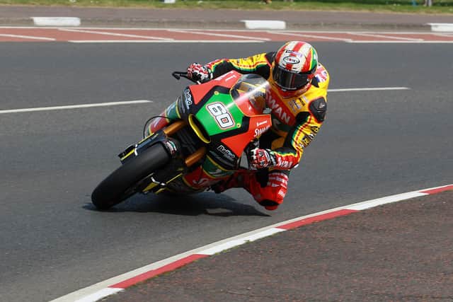Peter Hickman won the opening Supertwin race on the Swan Racing Yamaha at the North West 200 on Saturday