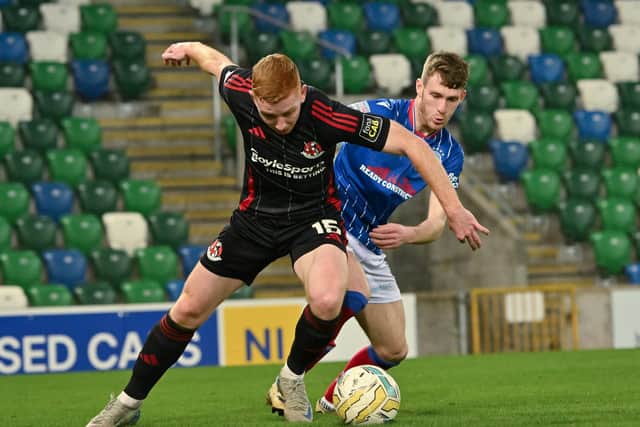 Linfield and Crusaders are set to meet at Windsor Park tonight. (Photo by Inpho/Stephen Hamilton)