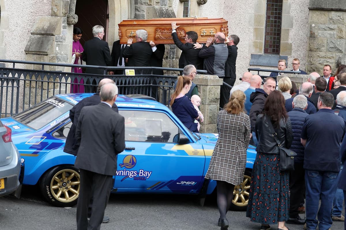 Sligo rally crash: Funeral for tragic Daire Maguire hears he called his loved ones 'the bear family'