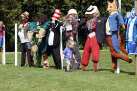 Really Rubbish Scarecrows in Scarecrow Wood at Antrim Castle Gardens last year