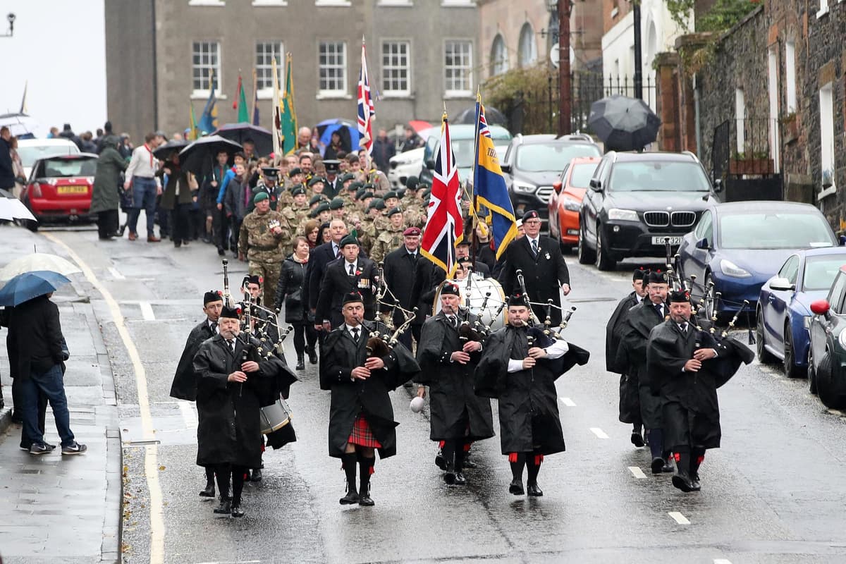 In Pictures: Remembrance services have taken place across Northern Ireland as the nation remembers