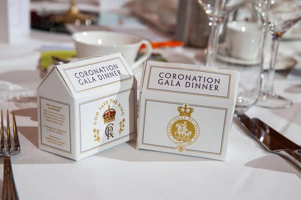 A packed room at Titanic Belfast enjoyed a gala dinner - organised by the Grand Orange Lodge of Ireland - to celebrate the coronation of King Charles III
