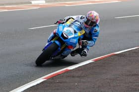 Fermanagh rider Lee Johnston was injured in a crash during final Supersport qualifying on Thursday at the North  West 200