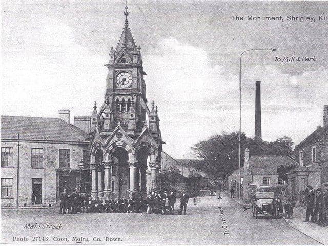 The village of Shrigley before the bulldozers moved in