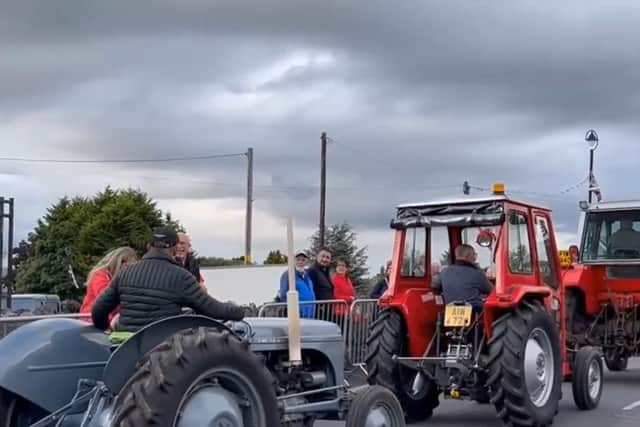 The Drumbo Vintage Rally was held last Thursday from Drumbo Presbyterian Church. Picture: Jo-Anne Dobson