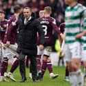 Celtic manager Brendan Rodgers hit out at the match officials after Sunday's defeat at Hearts