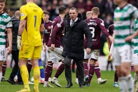 Celtic manager Brendan Rodgers hit out at the match officials after Sunday's defeat at Hearts