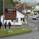 The border crossing at Muff in Co Donegal near Lough Foyle, on the border with Northern Ireland and Donegal in the Republic of Ireland; there have been rumours of an influx of asylum seekers from NI to the ROI