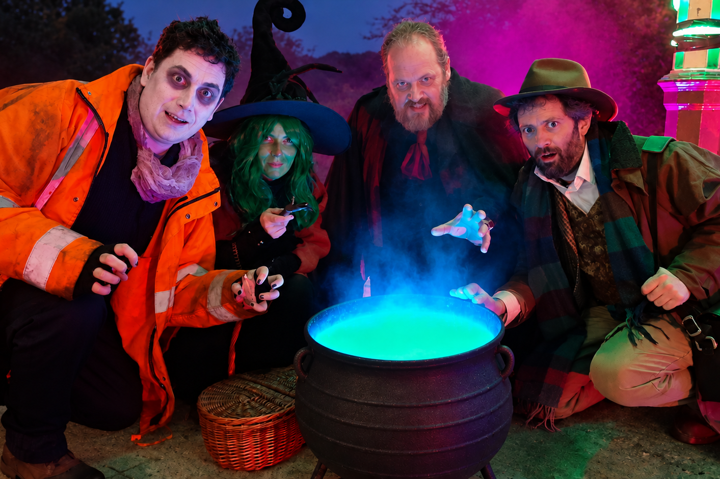 All aboard the ghost train! Heritage railway full steam ahead for Halloween spook show
