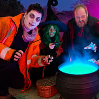 All aboard the ghost train! Heritage railway full steam ahead for Halloween spook show