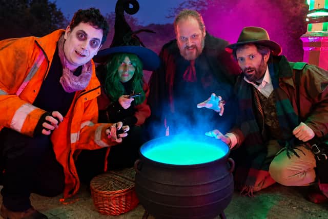 Ghouls and witches are causing interference on the line at Downpatrick and County Down Railway this Halloween