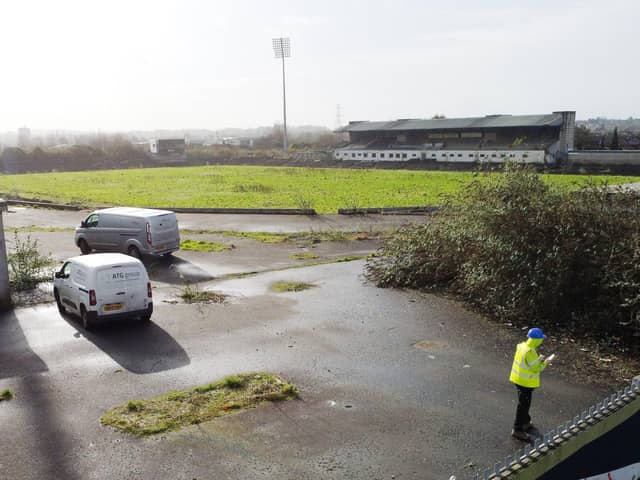 Preparation work for the planned redevelopment of Casement Park stadium in west Belfast. Photo: Jonathan Porter/Press Eye