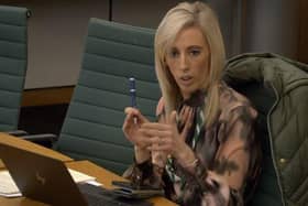 DUP MP Carla Lockhart was scrutinising government ministers on the detail of the Safeguarding the Union command paper, a result of a deal between her party and the government to restore Stormont.