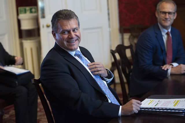 European Commission vice president Maros Sefcovic