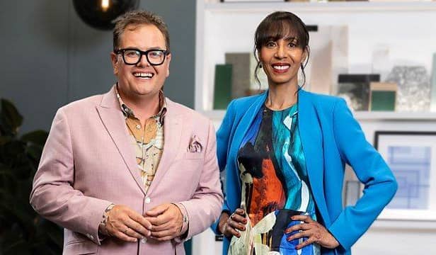 Alan Carr and Michelle Ogundehin