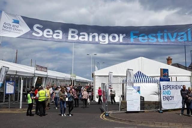 The Sea Bangor festival in 2015. This year's event is to host two tall ships plus the Royal Navy, and will see nearby streets pedestrianised in a major expansion. Photo: Joe Fox