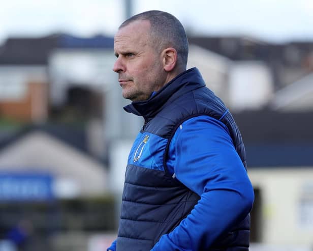 Dungannon Swifts manager Rodney McAree wants a response from his side as they travel to the Coleraine Showgrounds