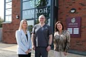 Ciara Mallon, business manager, Danske Bank UK, Dr Andrew Little, owner of Armagh Dental Clinic, Oonagh Murtagh, head of South Business Centre, Danske Bank UK