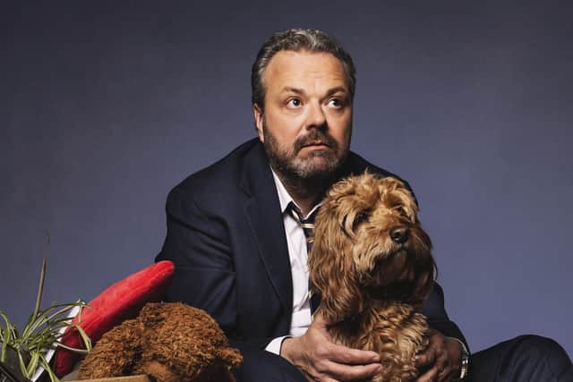 Hal Cruttenden has his pooch and other consolations as he faces the pain of divorce in his 50s and gets us all laughing about it
