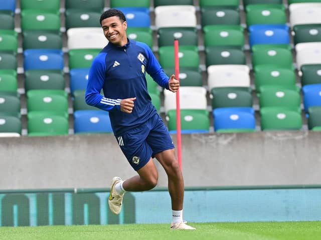 Shea Charles has been a bright spark for Northern Ireland since making his debut last summer. PIC: Colm Lenaghan/Pacemaker
