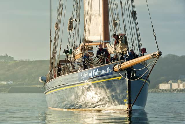 The Sprit Of Falmouth, a replica schooner, is due to sail into Ulster for the second bank holiday weekend in May. Photo: National Historic Ships