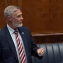 DUP MLA Paul Frew says his party has secured protections for female police officers, despite a “lack of movement” by Naomi Long.