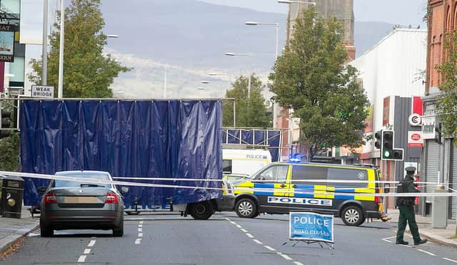 Press Eye - Belfast - Northern Ireland -18th November 2022

The scene on the Newtownards Road, east Belfast, where a pedestrian died after being involved in an RTC on Friday morning. 



Picture by Jonathan Porter/PressEye