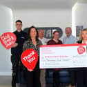 Mivan presents fundraising cheque of £10,490 to Northern Ireland Chest Heart and Stroke.
