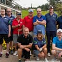 Members and volunteers of NI Blind Golf which received a £20,000 grant from the National Lottery Community Fund to expand their work to gain new members. Photo: PA
