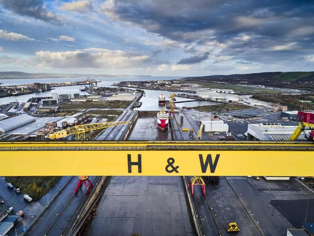 Harland and Wolff shipyard in east Belfast has been going since 1861 (though Samson and Goliath were built in the 1960s and 70s)