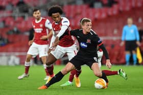 John Mountney won five league titles with Dundalk and represented the club in Europe. (Photo by GLYN KIRK/AFP via Getty Images)