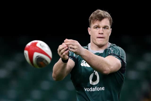 Ireland's Josh van der Flier has recovered from a hamstring injury. (Photo by Ryan Hiscott/Getty Images)