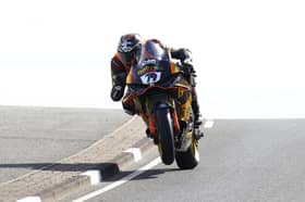 Storm Stacey on the Bathams AJN Racing Ducati at Black Hill in Superbike qualifying on Thursday. (Photo by Rod Neill/Pacemaker Press)