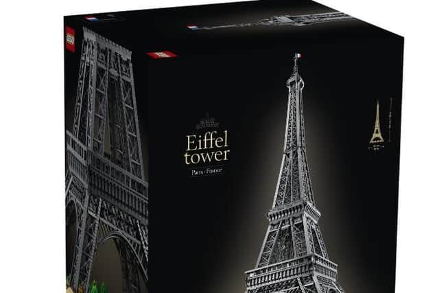 The new Lego Eiffel Tower set