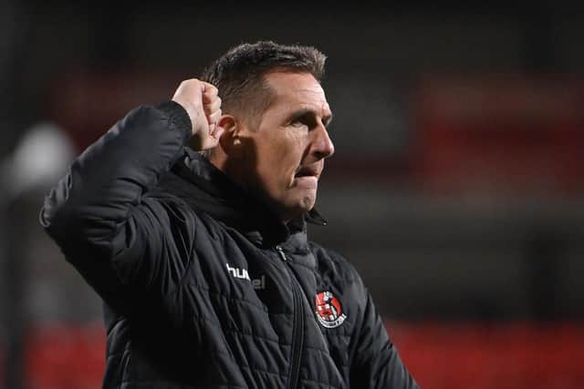 Crusaders manager Stephen Baxter has spoken about the resurgence of Bangor and Ards.