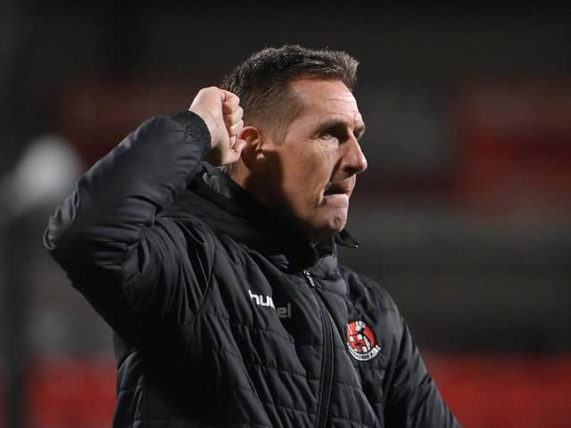 Crusaders manager Stephen Baxter has spoken about the resurgence of Bangor and Ards.