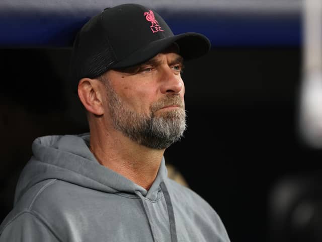 Liverpool manager Jurgen Klopp who has admitted he might find himself on the growing list of Premier League managerial casualties this season were it not for his past achievements at Anfield.