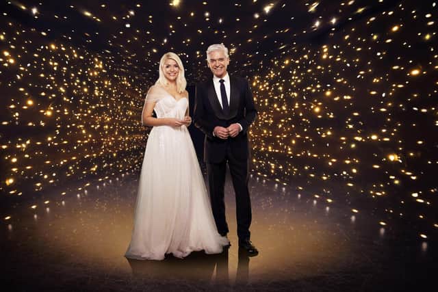 From ITV Studios

Dancing on Ice: SR13 on ITV - Pictured: Holly Willoughby and Phillip Schofield.